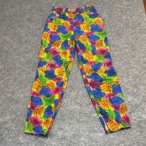 Vintage Versus Versace Colourful Abstract Pattern Pants